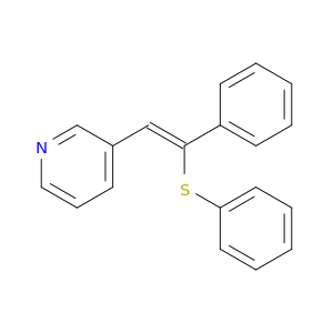 Pyridine, 3-[(1Z)-2-phenyl-2-(phenylthio)ethenyl]-