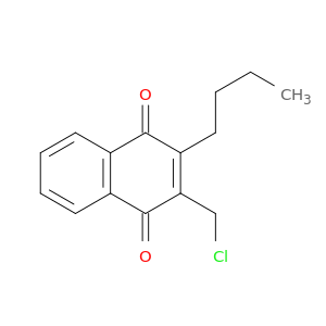 1,4-Naphthalenedione,2-butyl-3-(chloromethyl)-