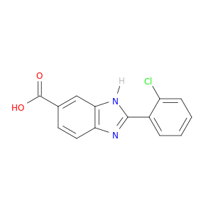 1H-Benzimidazole-6-carboxylicacid, 2-(2-chlorophenyl)-