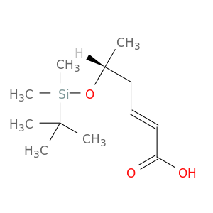 2-Hexenoic acid, 5-[[(1,1-dimethylethyl)dimethylsilyl]oxy]-, (2E,5R)-