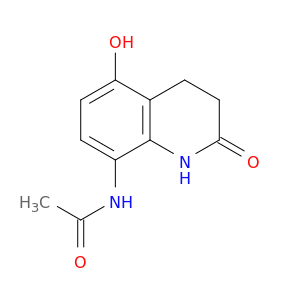 Acetamide, N-(1,2,3,4-tetrahydro-5-hydroxy-2-oxo-8-quinolinyl)-