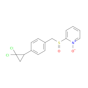 Pyridine, 2-[[[4-(2,2-dichlorocyclopropyl)phenyl]methyl]sulfinyl]-, 1-oxide