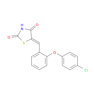 2,4-Thiazolidinedione, 5-[[2-(4-chlorophenoxy)phenyl]methylene]-, (5Z)-