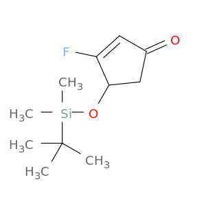 2-Cyclopenten-1-one, 4-[[(1,1-dimethylethyl)dimethylsilyl]oxy]-3-fluoro-