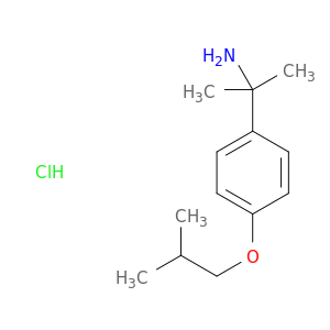 2-[4-(2-甲基丙氧基)苯基]丙烷-2-胺盐酸