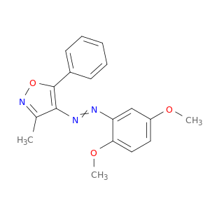 Isoxazole, 4-[(2,5-dimethoxyphenyl)azo]-3-methyl-5-phenyl-