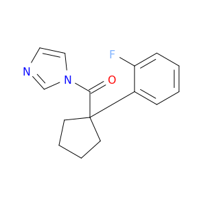 1H-Imidazole, 1-[[1-(2-fluorophenyl)cyclopentyl]carbonyl]-