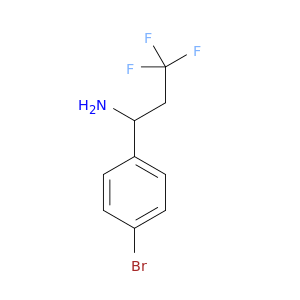 1-(4-Bromophenyl)-3,3,3-trifluoropropan-1-amine