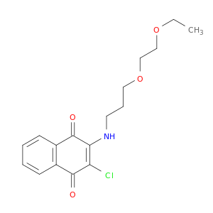 1,4-Naphthalenedione,2-chloro-3-[[3-(2-ethoxyethoxy)propyl]amino]-