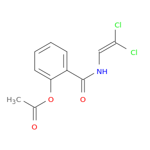 Benzamide, 2-(acetyloxy)-N-(2,2-dichloroethenyl)-