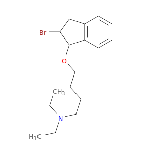 1-Butanamine, 4-[(2-bromo-2,3-dihydro-1H-inden-1-yl)oxy]-N,N-diethyl-