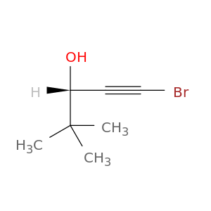 1-Pentyn-3-ol, 1-bromo-4,4-dimethyl-, (S)-