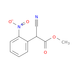 Benzeneacetic acid, a-cyano-2-nitro-, methyl ester