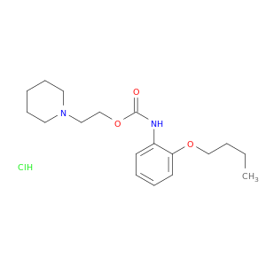 (2-Butoxyphenyl)carbamic acid 2-(1-piperidinyl)ethyl ester hydrochloride