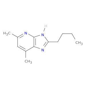 1H-Imidazo[4,5-b]pyridine, 2-butyl-5,7-dimethyl-