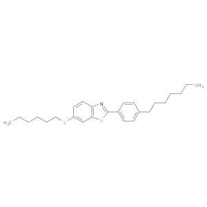 Benzothiazole, 2-(4-heptylphenyl)-6-(hexylthio)-