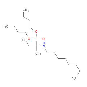 Phosphonic acid, [1-methyl-1-(octylamino)propyl]-, dibutyl ester
