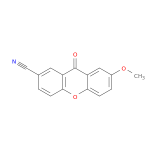 9H-Xanthene-2-carbonitrile, 7-methoxy-9-oxo-