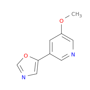 Pyridine, 3-methoxy-5-(5-oxazolyl)-