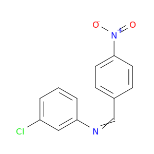 Benzenamine, 3-chloro-N-[(4-nitrophenyl)methylene]-