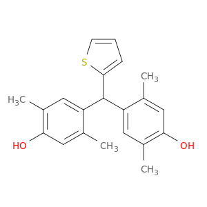 Phenol, 4,4'-(2-thienylmethylene)bis[2,5-dimethyl-