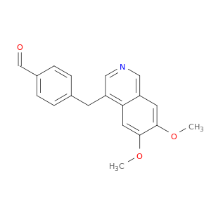Benzaldehyde, 4-[(6,7-dimethoxy-4-isoquinolinyl)methyl]-