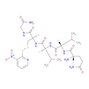 Glycinamide,L-glutaminyl-L-valyl-L-valyl-3-[(3-nitro-2-pyridinyl)dithio]-L-alanyl- (9CI)