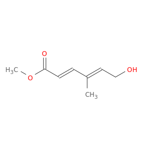2,4-Hexadienoic acid, 6-hydroxy-4-methyl-, methyl ester, (2E,4E)-