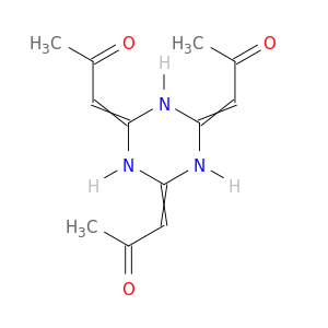 2-Propanone, 1,1',1''-(1,3,5-triazine-2,4,6(1H,3H,5H)-triylidene)tris-