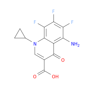 3-Quinolinecarboxylicacid, 5-amino-1-cyclopropyl-6,7,8-trifluoro-1,4-dihydro-4-oxo-