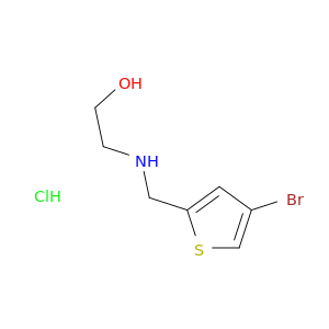 2-{[(4-bromothiophen-2-yl)methyl]amino}ethan-1-ol hydrochloride