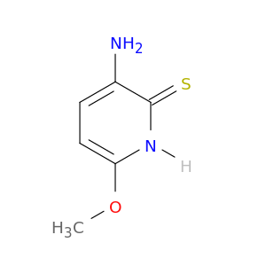 2(1H)-Pyridinethione, 3-amino-6-methoxy-