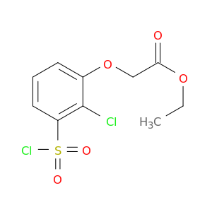 Acetic acid, [2-chloro(chlorosulfonyl)phenoxy]-, ethyl ester