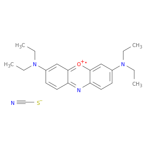 苯氧吡啶-5-Ium,3,7-双(二乙基氨基)-,硫氰酸酯