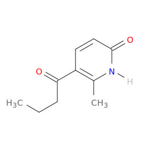 2(1H)-Pyridinone, 6-methyl-5-(1-oxobutyl)-