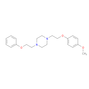 Piperazine, 1-[2-(4-methoxyphenoxy)ethyl]-4-(2-phenoxyethyl)-