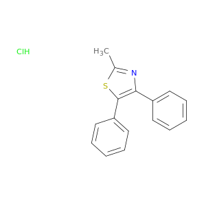 Thiazole, 2-methyl-4,5-diphenyl-, hydrochloride