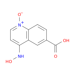 6-Quinolinecarboxylicacid, 4-(hydroxyamino)-, 1-oxide