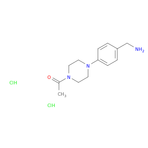 1-(4-(4-(Aminomethyl)phenyl)piperazin-1-yl)ethanone Dihydrochloride