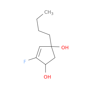 4-Cyclopentene-1,3-diol, 1-butyl-4-fluoro-