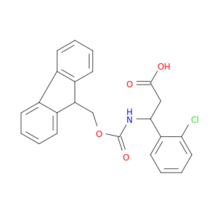 3-((((9H-Fluoren-9-yl)methoxy)carbonyl)amino)-3-(2-chlorophenyl)propanoic acid