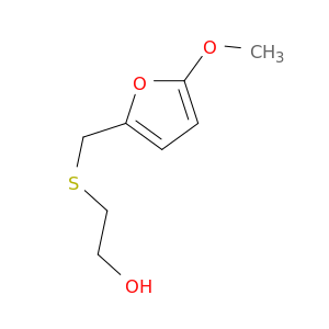 Ethanol, 2-[[(5-methoxy-2-furanyl)methyl]thio]-