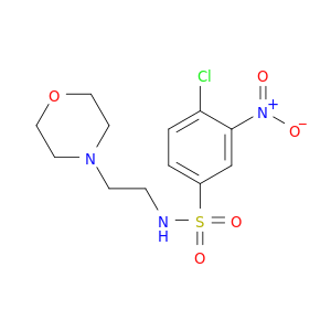 4-Chloro-N-(2-morpholinoethyl)-3-nitrobenzenesulfonamide