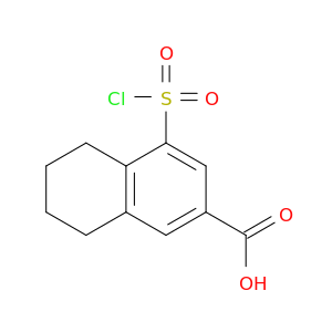 4-(Chlorosulfonyl)-5,6,7,8-tetrahydronaphthalene-2-carboxylic Acid
