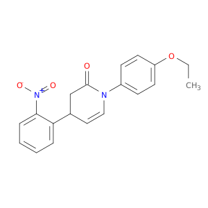 2(1H)-Pyridinone, 1-(4-ethoxyphenyl)-3,4-dihydro-4-(2-nitrophenyl)-