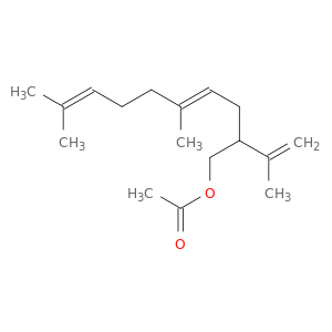 4,8-Decadien-1-ol, 5,9-dimethyl-2-(1-methylethenyl)-, acetate, (Z)-