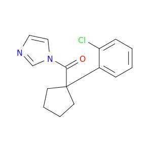 1H-Imidazole, 1-[[1-(2-chlorophenyl)cyclopentyl]carbonyl]-