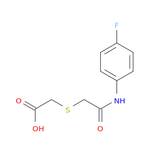 [(4-Fluoro-phenylcarbamoyl)-methylsulfanyl]-acetic acid
