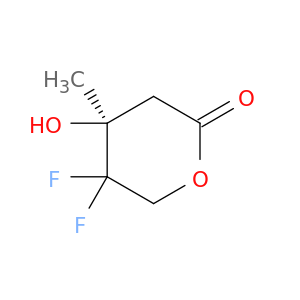 2H-Pyran-2-one, 5,5-difluorotetrahydro-4-hydroxy-4-methyl-, (S)-