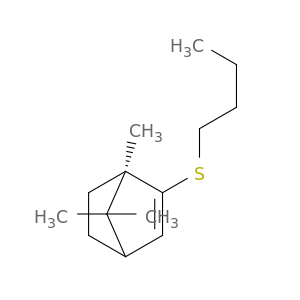 Bicyclo[2.2.1]hept-2-ene, 2-(butylthio)-1,7,7-trimethyl-, (1R)-